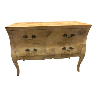 1970s Mid Century Olivewood Chest For Sale