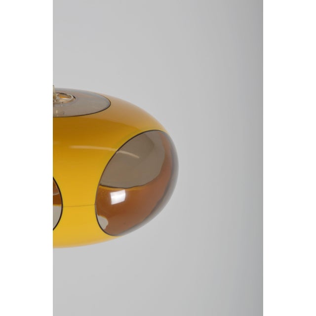 Space Age UFO Pendant Lamp Bug Eye attributed to Massive, 1970s For Sale - Image 4 of 7