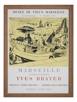 Vintage French Exhibition Poster from Yves Brayer, 1975