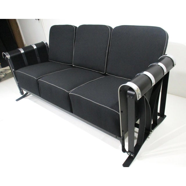 Rare McKay Art Deco Glider Sofa by Salvatore Bevelacqua For Sale - Image 12 of 12