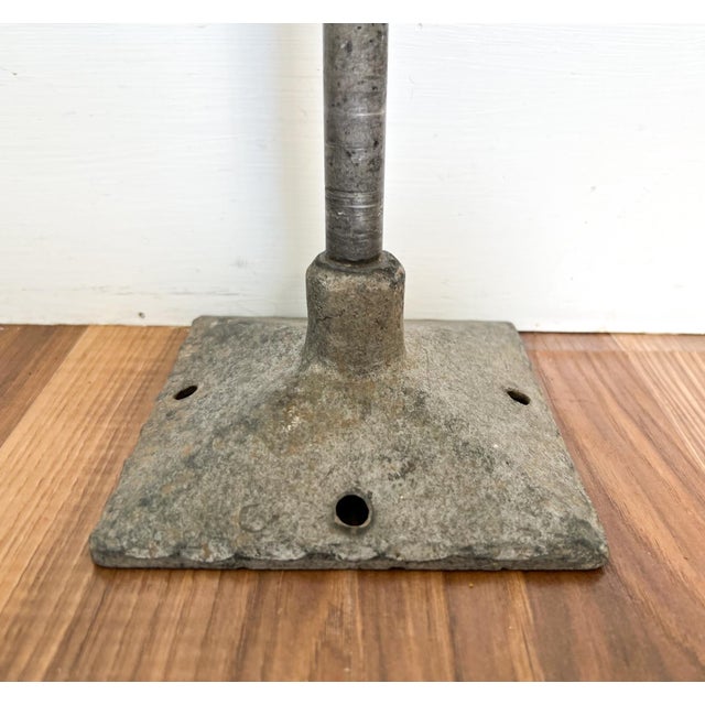 Black Large Antique Cast Iron Boxer Dog Weathervane – Directional Arrow Design – Americana / Industrial / Farmhouse Decor For Sale - Image 8 of 15