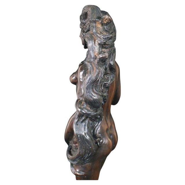 Large Mythological Bronze Venus Sculpture from James Hunt, 1890s For Sale - Image 5 of 9