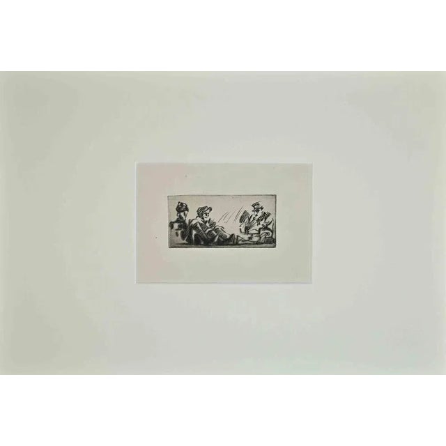 Soldiers at the Front is an original etching realized by Anselmo Bucci in 1917. Limited edition of 200 copies. The artwork...