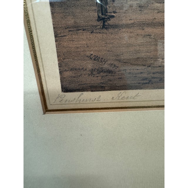 Early 20th Century Rafael J. Nash Penhurst Place Etching, Framed For Sale - Image 12 of 12