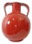 Large Vintage Red Ceramic Vase, Italy, 1950s For Sale