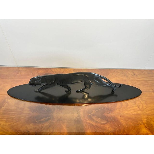 1930s Art Deco Panther Sculpture, 1930s, Bronze For Sale - Image 5 of 18