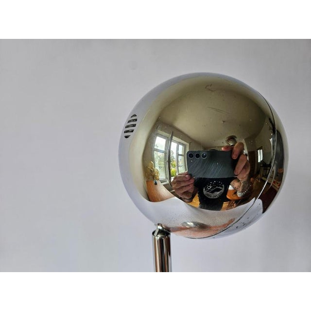 Vintage Space Age Telescopic Table Eyeball Clock by Christian Koban, 1977 For Sale - Image 6 of 13