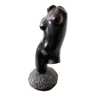 Mid-Century Sculpture of a Nude Woman For Sale