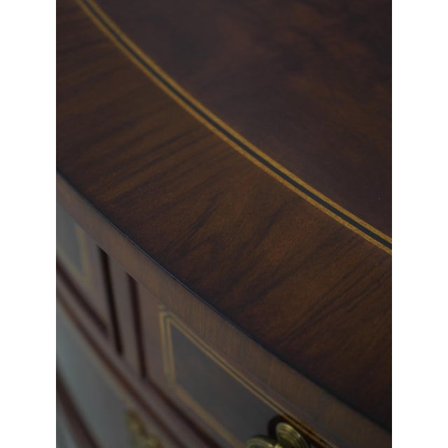 Karges French Louis XVI Walnut Dresser Commode Server For Sale - Image 10 of 18