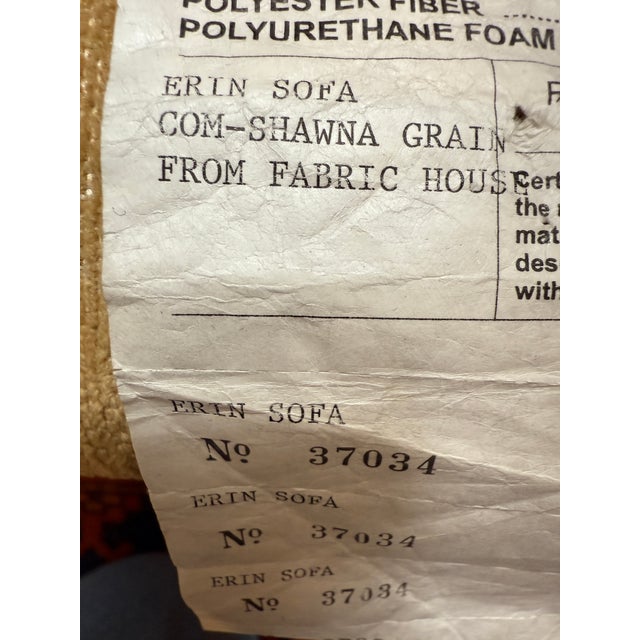 Contemporary Coleman of California the Erin Chenille Sofa For Sale - Image 3 of 12