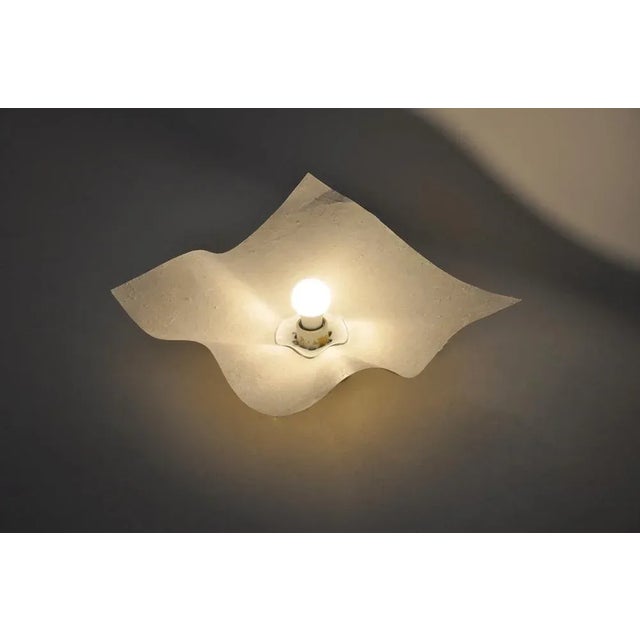 Cream Area Table Lamp attributed to Mario Bellini for Artemide, 1970s For Sale - Image 8 of 11