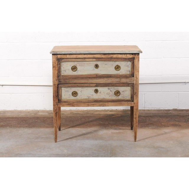 Wood A Charming 18th C. French Raised Chest For Sale - Image 7 of 12