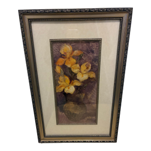 Albena Hristnova Floral Wall Art – Framed Print on Wood – Sonoma