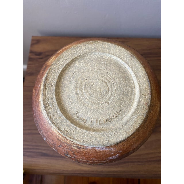 Mid-Century Modern John Fleming Pottery Vase For Sale In Baltimore - Image 6 of 10