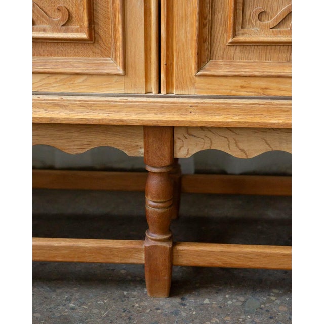 1960s Danish Oak Sideboard in the Manner of Kjærnulf For Sale - Image 15 of 18