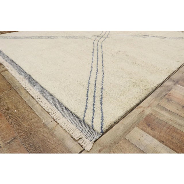 Textile Organic Modern Moroccan Rug - 08'01 X 10'02 For Sale - Image 7 of 10