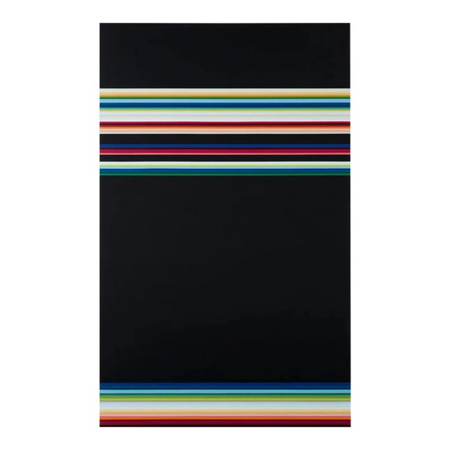 Contemporary Abstract Acrylic on Canvas Painting "Color as Adjective — Horizontally 23" by Kyong Lee For Sale