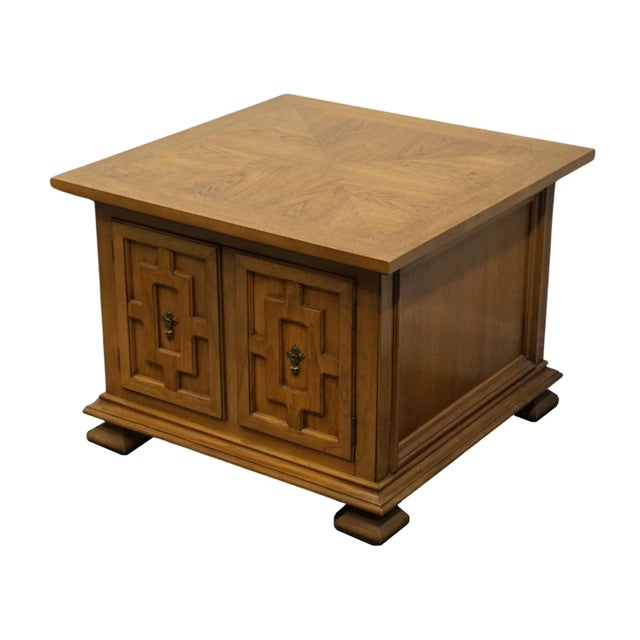 THOMASVILLE FURNITURE Monterey Collection Spanish Mediterranean 28" Square Storage Accent Table 21.5" High 28" Wide 28"...