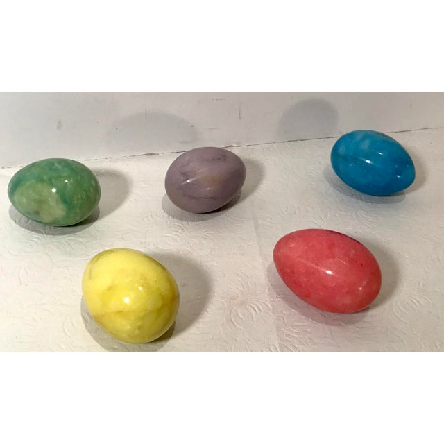 Vintage Marble Eggs Set of 5 Chairish