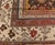 Indian Vintage Indian Agra Brown, Red, Blue, Ivory Handmade Wool Carpet For Sale - Image 3 of 9