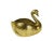 Mid-Century Modern Vintage Brass Swan Planter Brass Waterbird Vase Figurine For Sale - Image 3 of 10