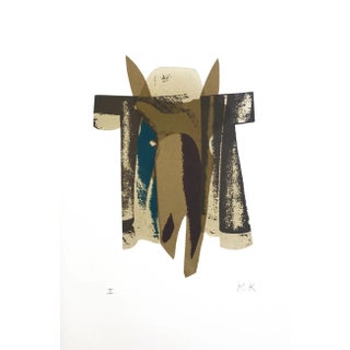 Ronald King Screenprint the Knight’s Horse Signed & Numbered 1978 For Sale