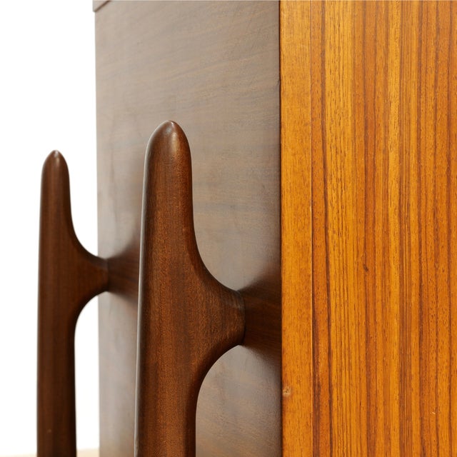 Brown 1960s Mid Century Credenza by Elliots of Newbury, Attributed For Sale - Image 8 of 11