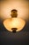 Metal Modern Scandinavian Ceiling Lamp in Brass and Opaline Glass by Paavo Tynell, 1950s For Sale - Image 7 of 11
