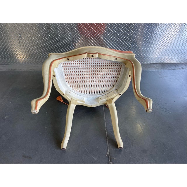Vintage French Provincial Cane Dining Chairs, Holland & Salley Interiors, Naples – In the Manner of John Widdicomb | Set of 6 For Sale - Image 11 of 13