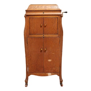Victrola 1917 Rca Talking Machine Antique Classic Rare Vv-100 Plays Works, Attributed For Sale