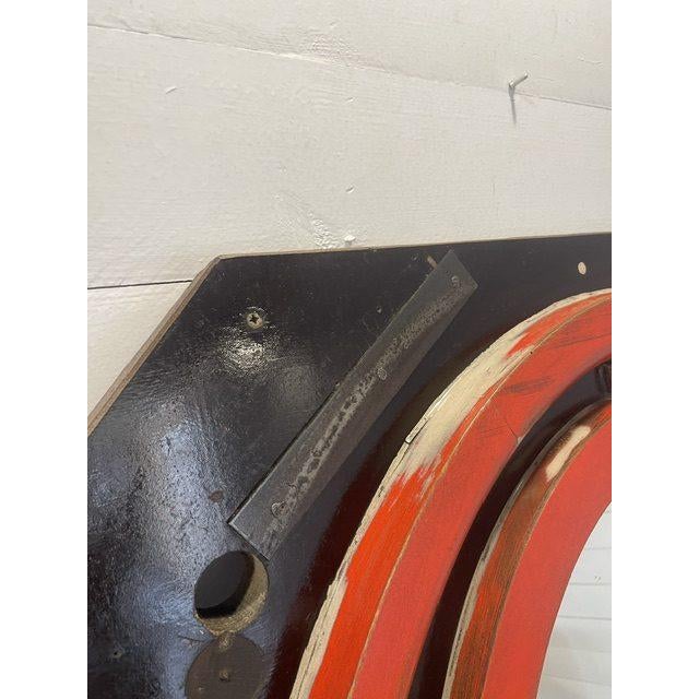 Wood Vintage Mirror in Negative Wooden Molds, 1930 For Sale - Image 7 of 12
