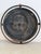 Plaster Painting Sun Moon Rusty Weathered Steel Round (After Sergio Bustamante) For Sale - Image 18 of 18