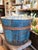 Antique 1800s Shaker Wooden Bucket Blue Paint For Sale - Image 4 of 11
