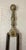 Up for sale is a nice pair of rare antique 18th century wrought iron and brass English fireplace tongs. The arms are...