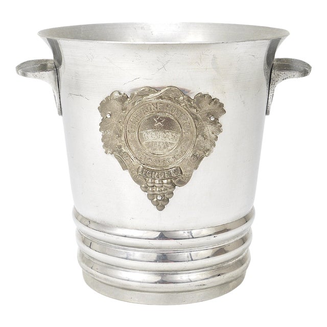 Art Deco Champagne Ice Bucket from Heidsieck & Co, 1940s For Sale