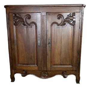 Louis XV Style High Buffet in Wood