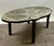 Philip & Kelvin LaVerne "Chan Boucher" Coffee Table — Signed Mid-Century Modern Etched Bronze & Pewter Oval Cocktail Table...