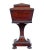 Wood Antique Teapoy in Carved Mahogany from Gillows, 1820 For Sale - Image 7 of 10