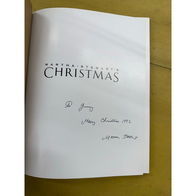 Signed First Edition Martha Stewart Christmas For Sale - Image 6 of 8