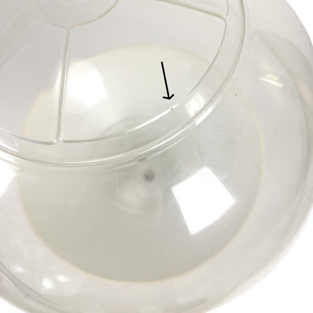 Vintage 1970s Space Age Mod Plastic Floor Standing Terrarium by Tiera Casa For Sale - Image 9 of 9