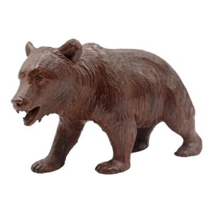 Circa 1900 Swiss Small-Medium Size Strolling Black Forest Bear