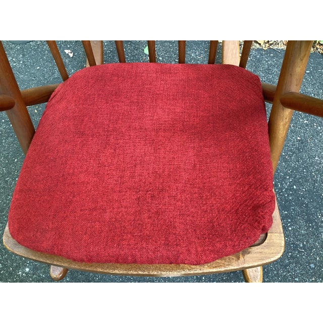 1960s Midcentury Modern Rocking Chair Designed by Frank Reenskaug for Bramin For Sale In Washington DC - Image 6 of 13