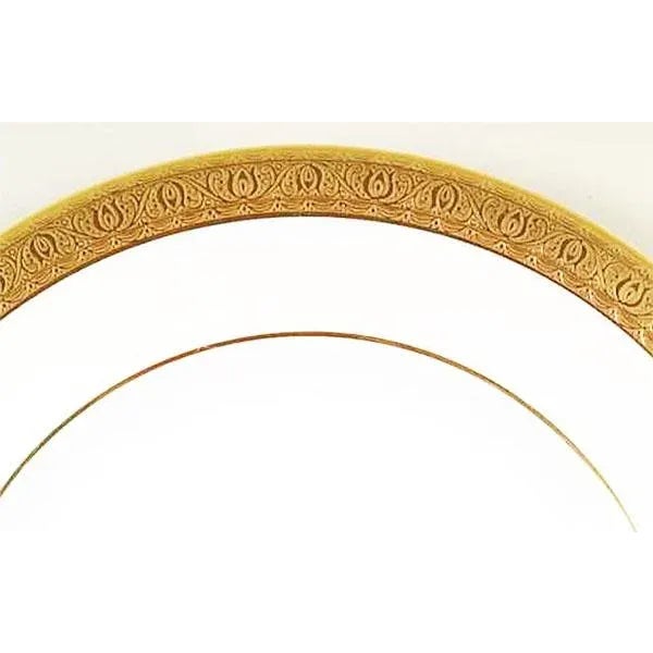 English Minton Buckingham K-159 Pattern Bread & Butter Plates - Set of 10 For Sale - Image 3 of 4