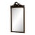 19th Century France Napoleon III Bronze Wood Mirror For Sale