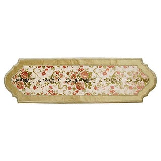 1930s French Velvet Textile Table Runner - 48" Long For Sale