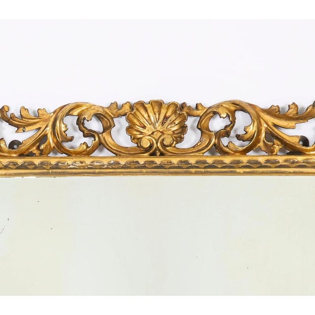 Antique Italian Giltwood Florentine Mirror, 1800s For Sale - Image 3 of 8