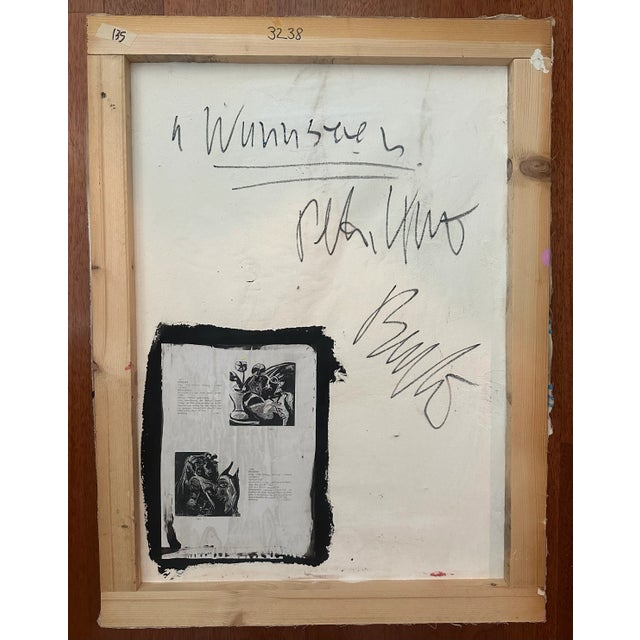 Abstract Expressionism “Wannsee” Titled Painting by Artist Peter Keil, 1997 For Sale - Image 3 of 5