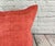 Turkish 20 x 20 Hemp Pillow Turkish Cushion Natural Pinkish Red Pillow Cushion Cover For Sale - Image 3 of 4