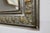 Mid 19th Century Antique French Louis Philippe Style Mirror — Embossed Metal Over Wood, Original Foxed Glass, Late 19th/Early 20th Century For Sale - Image 5 of 9