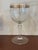 Vintage Handblown Italian Gold Rimmed Aperitivo Glasses For Sale - Image 4 of 4